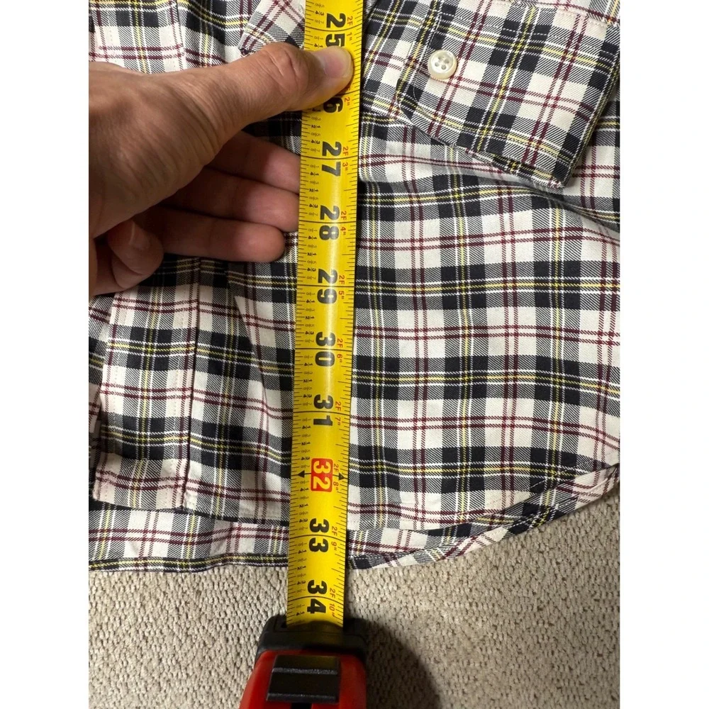 Ralph Lauren Plaid Shirt Long Sleeve Button‎ Down Collared Mens Large